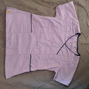 Carhartt Purple Small Scrub Top